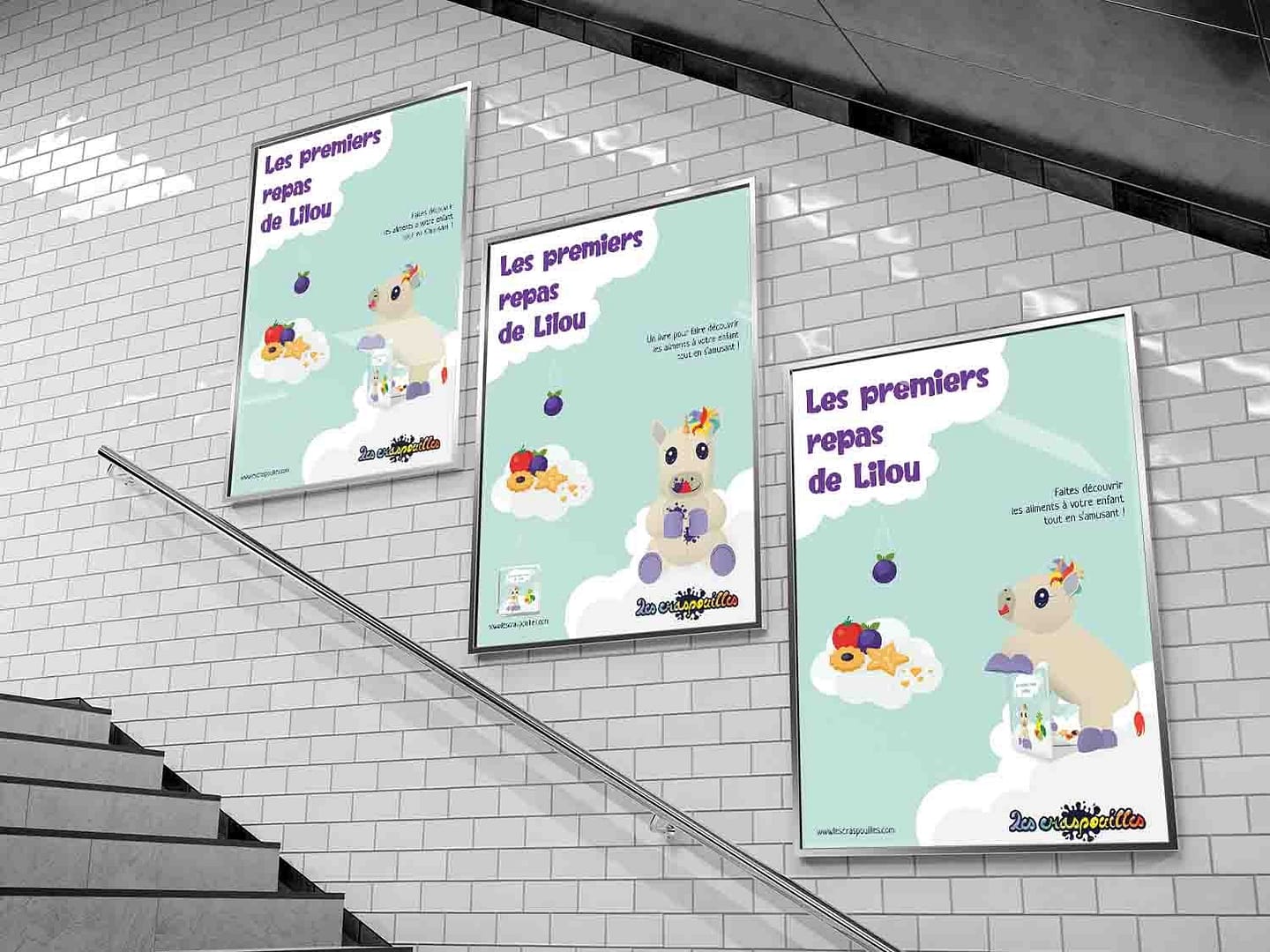 Affiche pour livre de bain